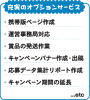充実のオプションサービス